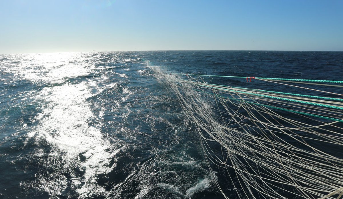 
illustrasjonsbilde som viser tråltau i havet