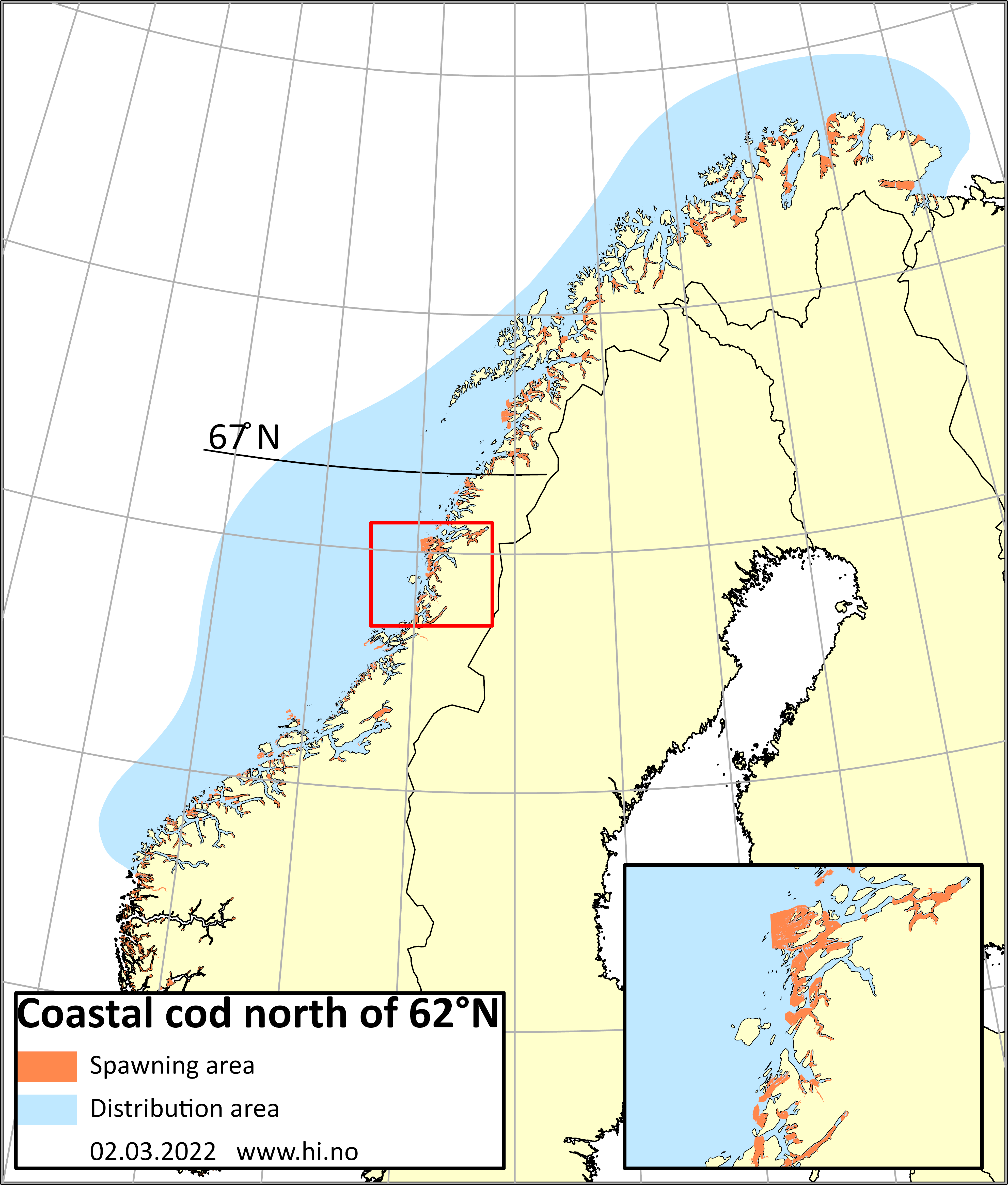 Coastal cod - north of 62°N
