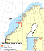 Coastal cod - north of 62°N