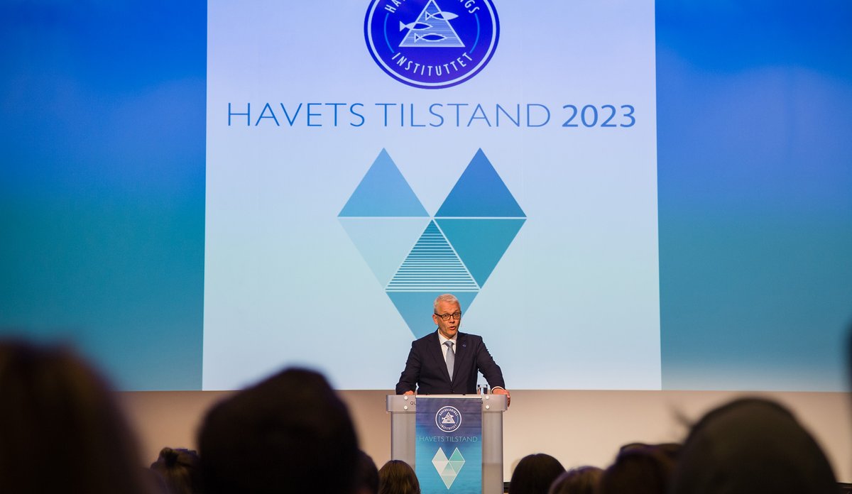 Havforskningsdirektør Nils Gunnar Kvamstø holder Havtalen 2023