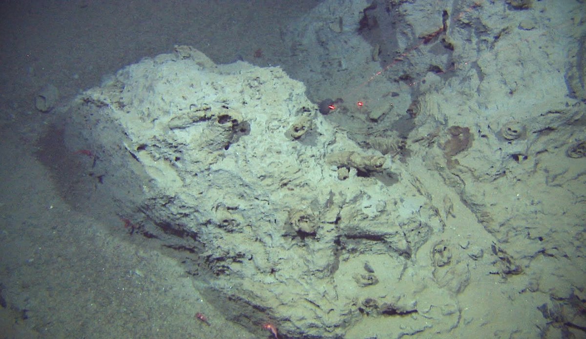 Grunnfjell på havbunnen