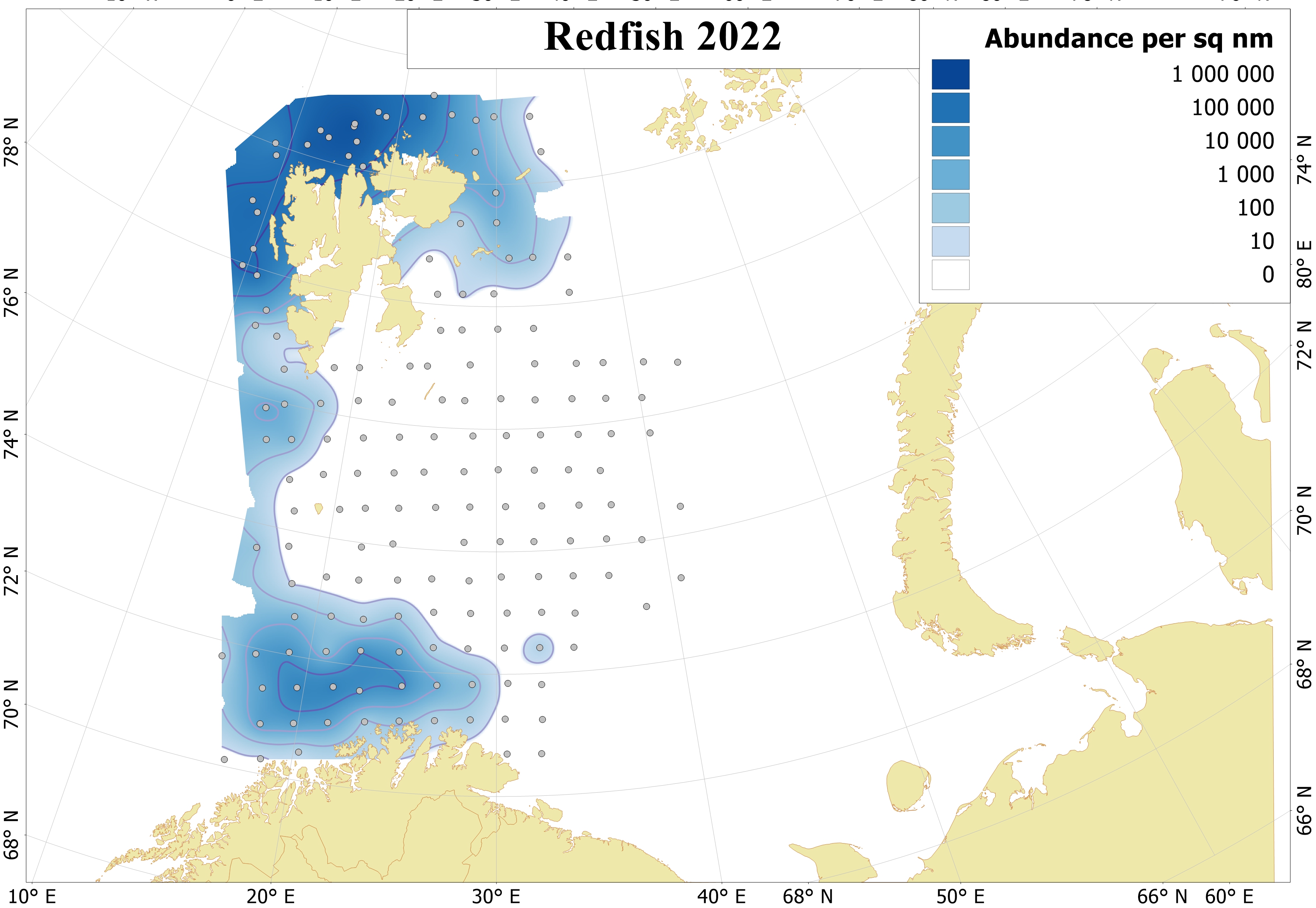 Ch 6 Distribution of redfish 2022